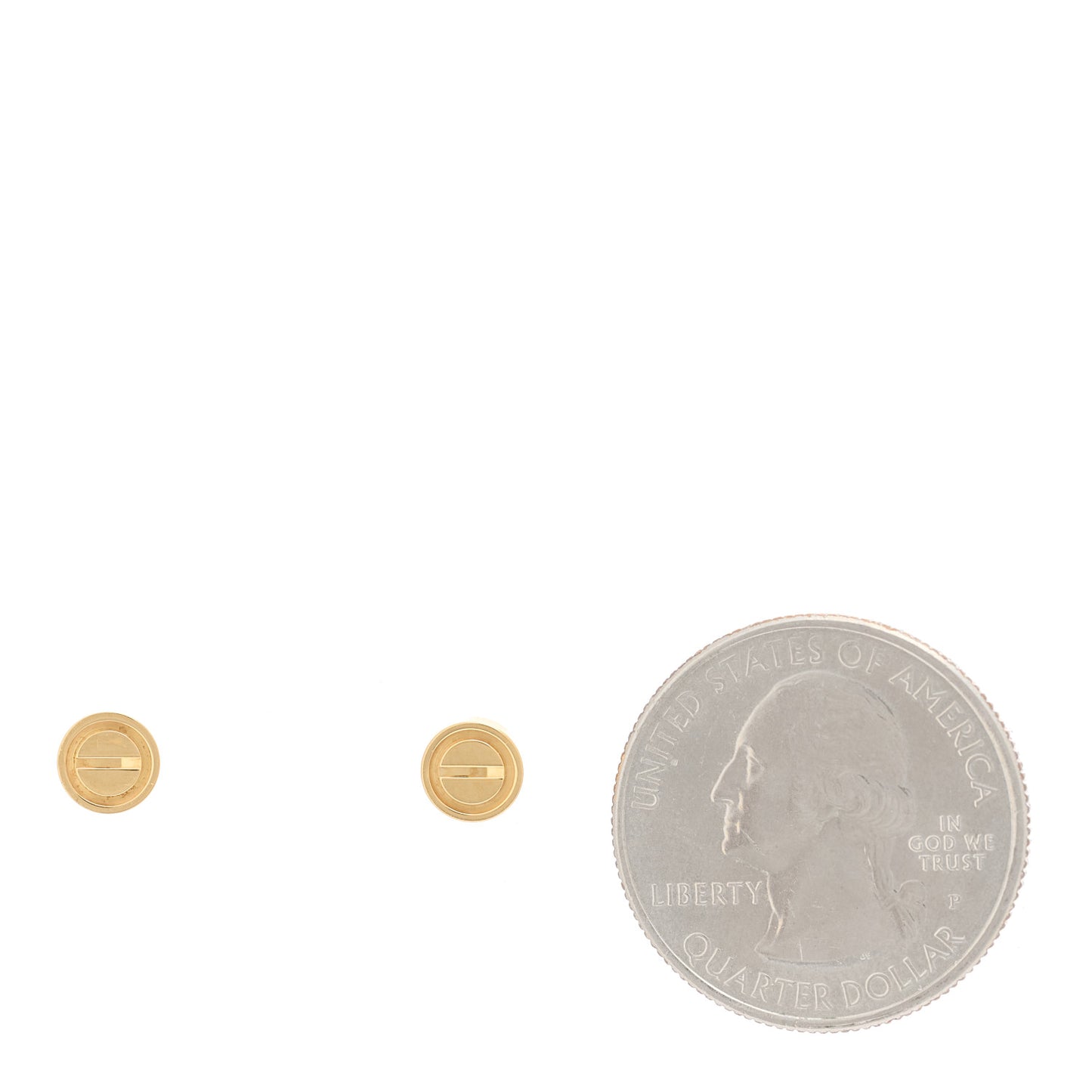 18K Yellow Gold LOVE Earrings