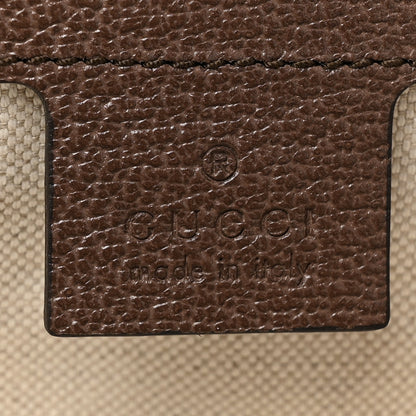 Gucci GG Supreme Monogram Web Ophidia Half Moon Hobo Brown 6 of 9