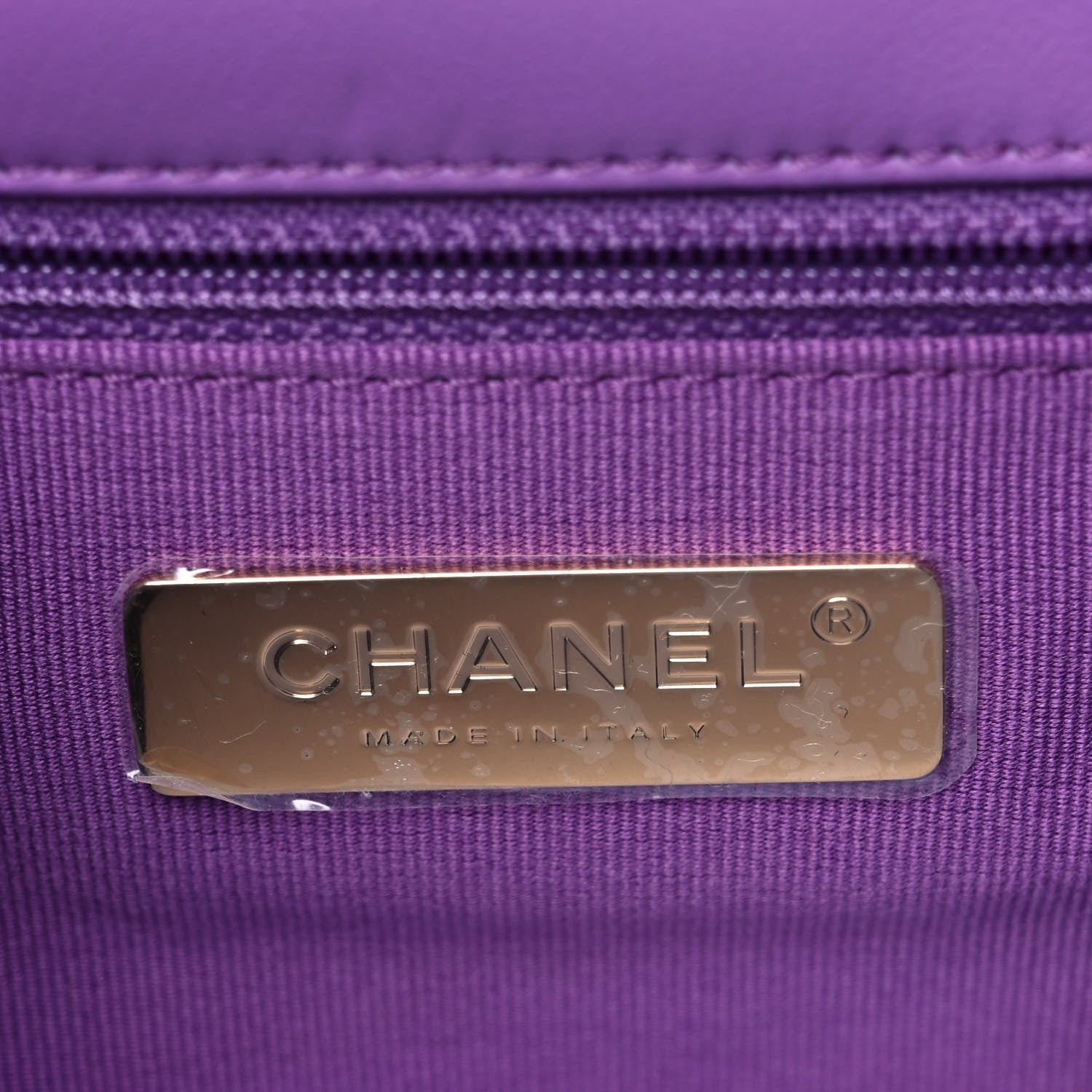 Chanel Lambskin Quilted Medium Chanel 19 Flap Light Purple 6 of 10