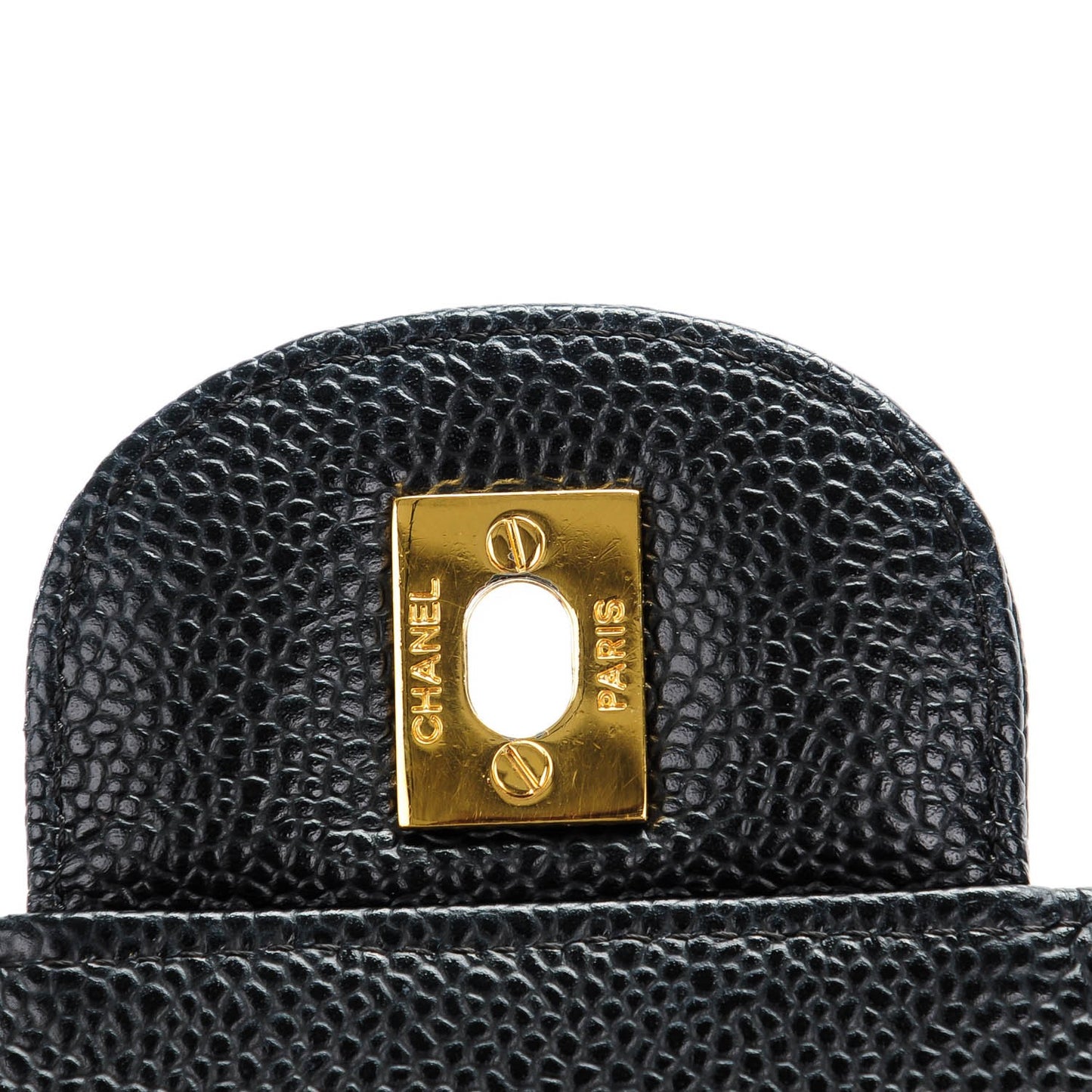Caviar Quilted Jumbo Single Flap Black