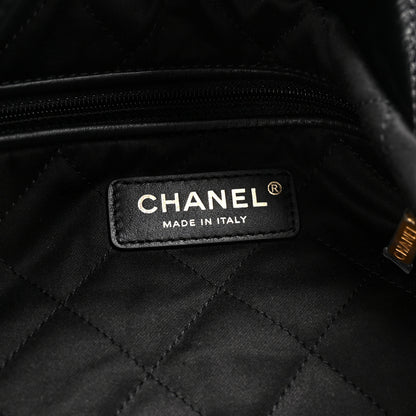 Chanel Shiny Calfskin Quilted Small Chanel 22 Black 7 of 11