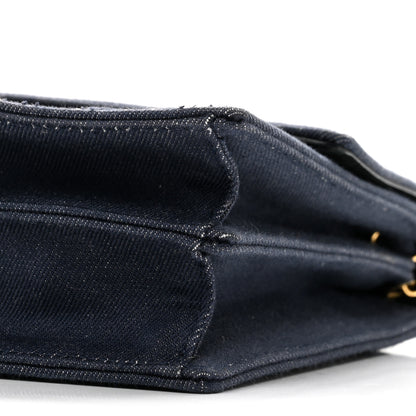 Christian Dior Denim Studded Vertical Diorama Blue 10 of 12
