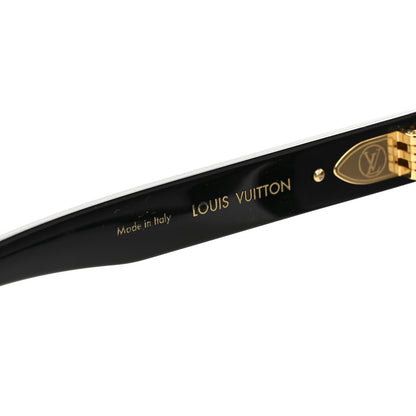 Louis Vuitton Acetate My Monogram Square Sunglasses Z1523E Black 5 of 9