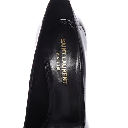 Saint Laurent Patent Opyum Appelle Moi Ankle Strap Pump 36 Black 6 of 12