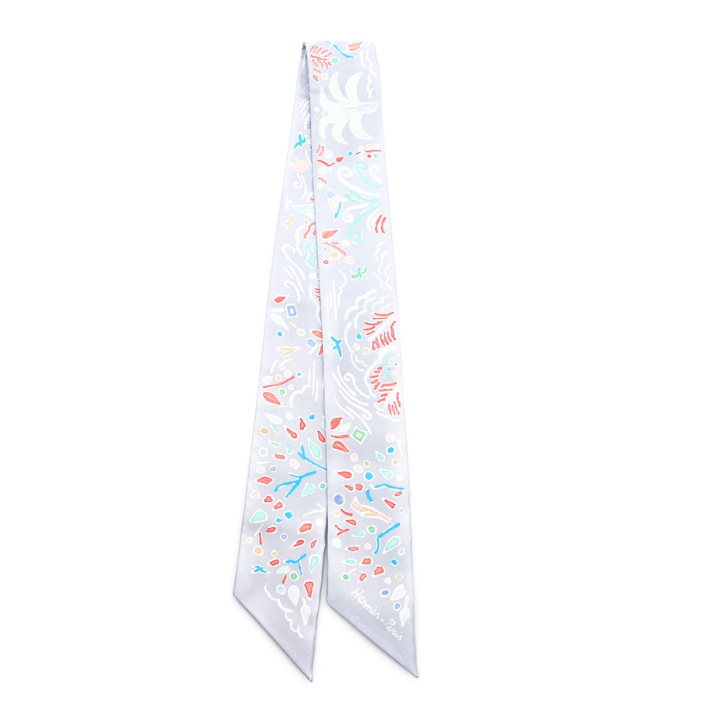 Silk Isola Di Primavera Twilly Gris Perle Grenadine