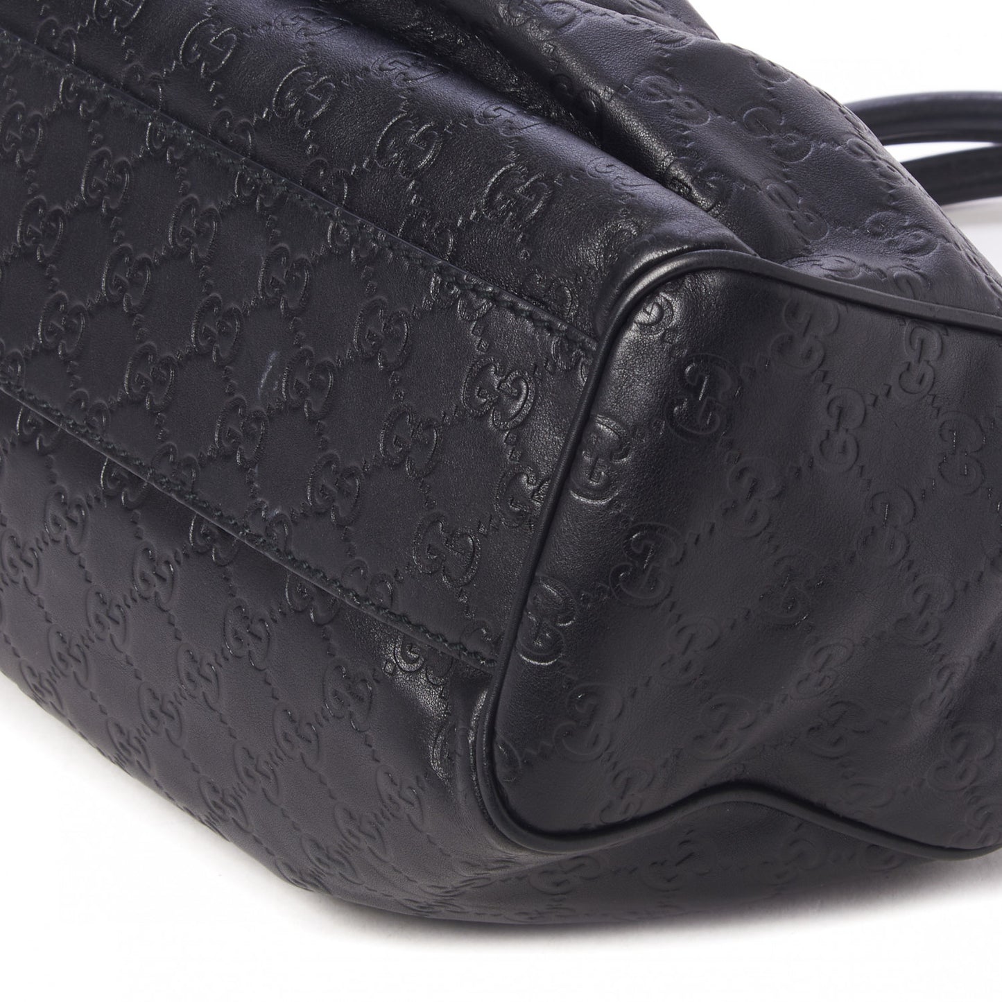 Guccissima Medium Sukey Tote Black
