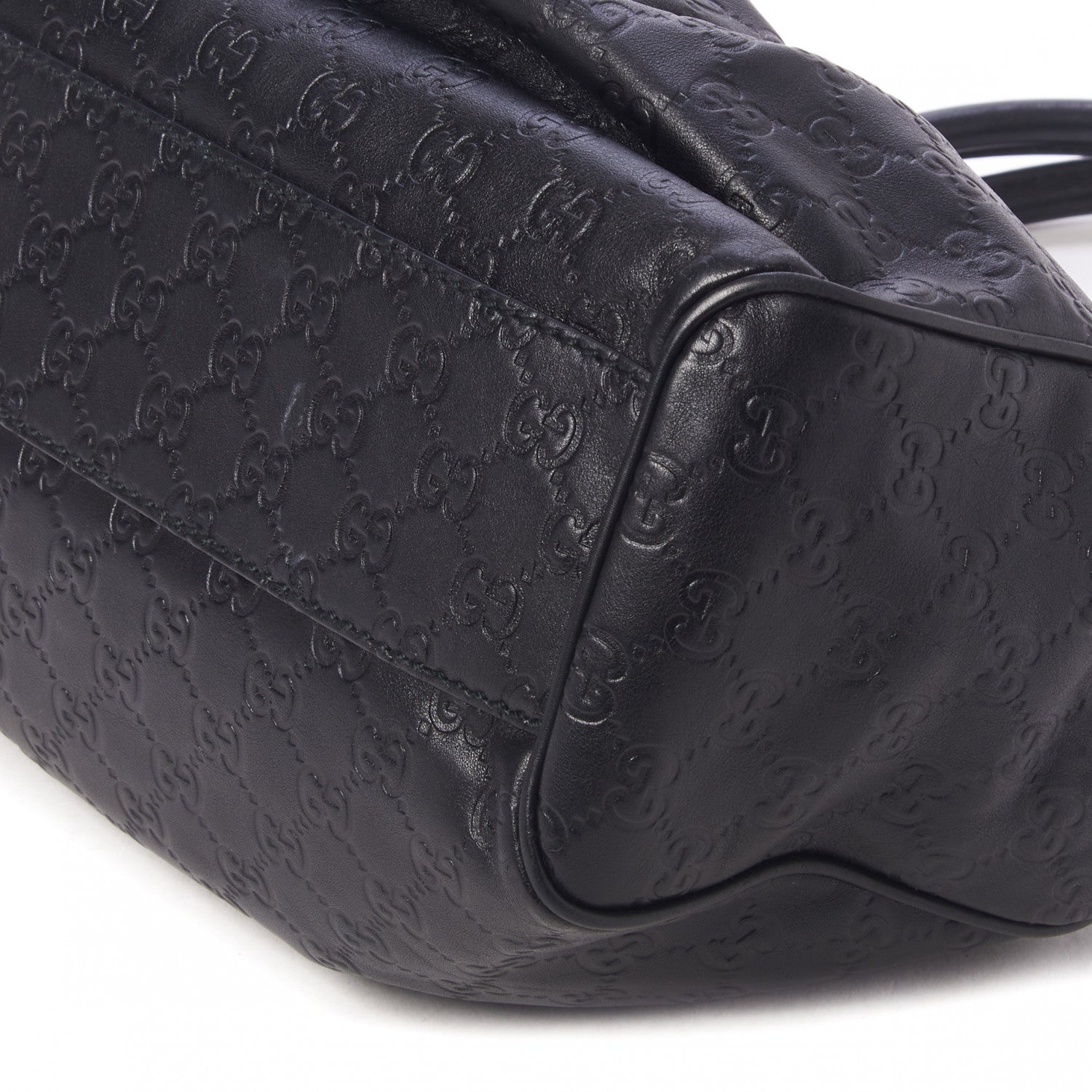 Gucci Guccissima Medium Sukey Tote Black 5 of 9