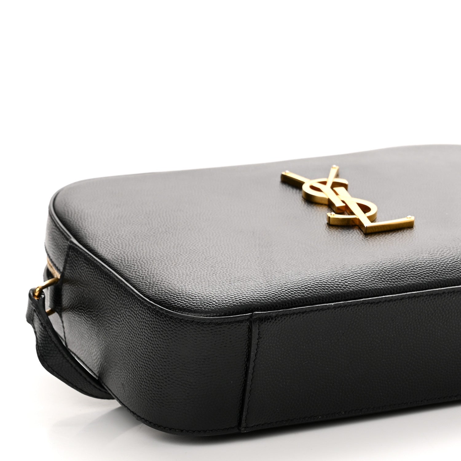 Saint Laurent Grain De Poudre Medium Classic Monogram Camera Bag Black 7 of 9