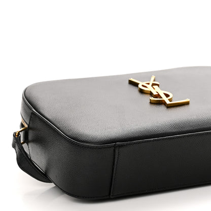 Saint Laurent Grain De Poudre Medium Classic Monogram Camera Bag Black 7 of 9