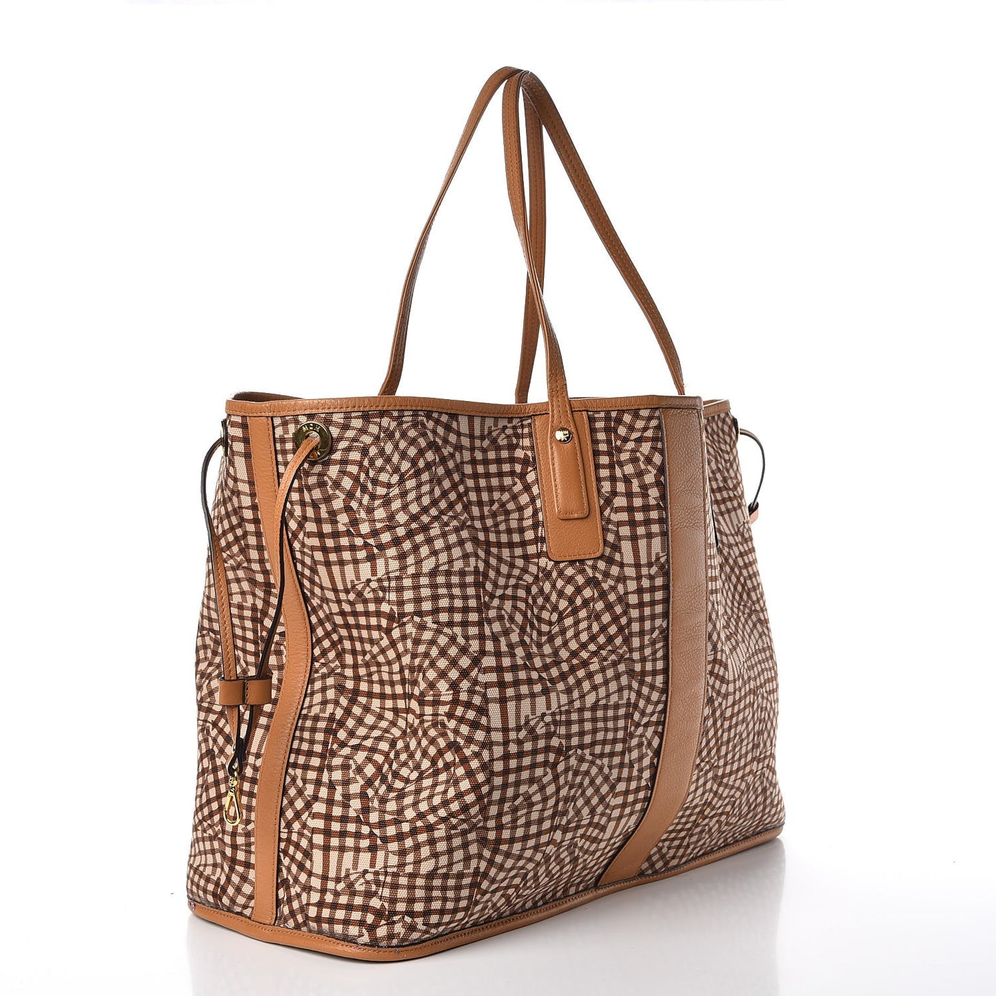 Visetos Large Liz Reversible Shopper Tote Cognac