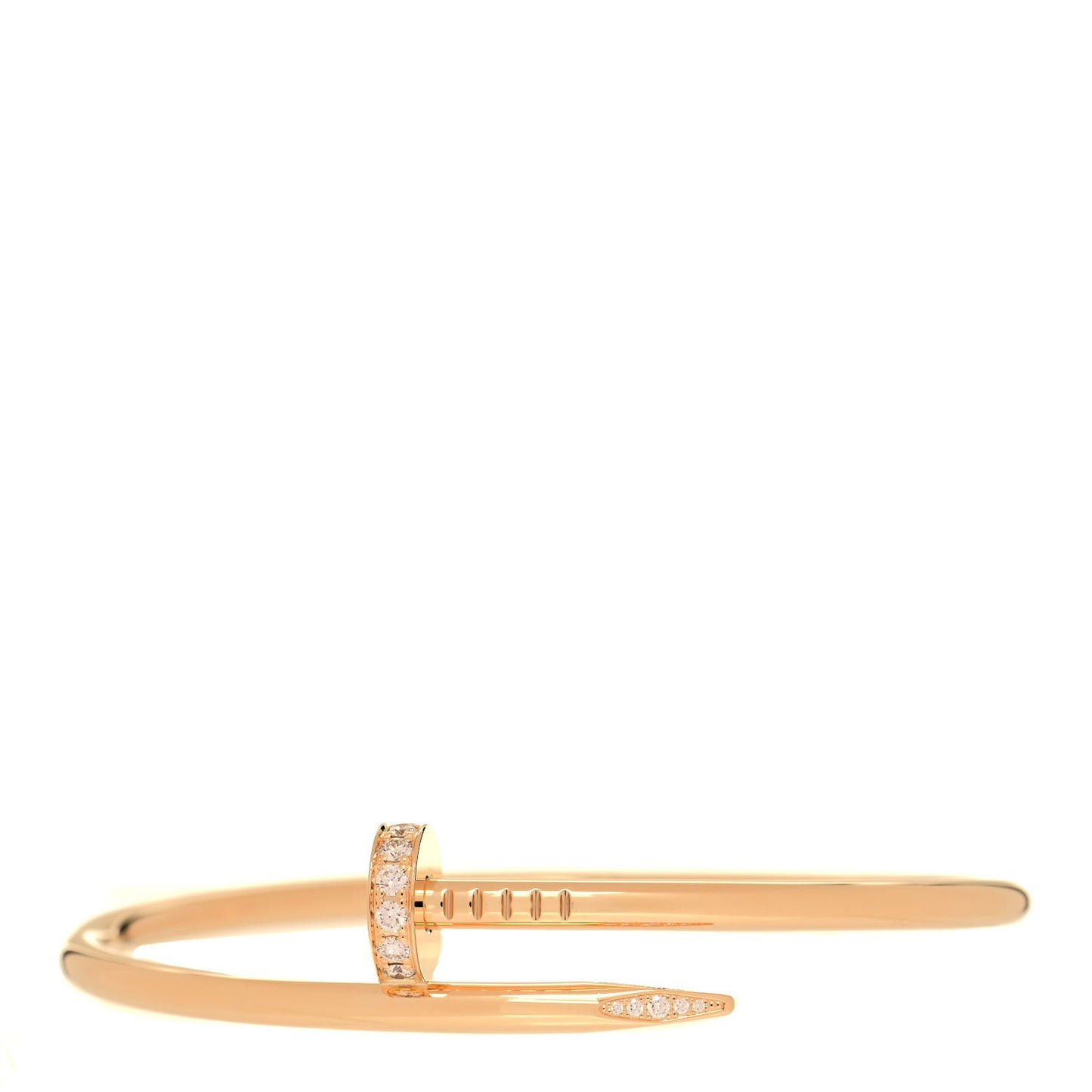 18K Yellow Gold Diamond Juste Un Clou Bracelet 18