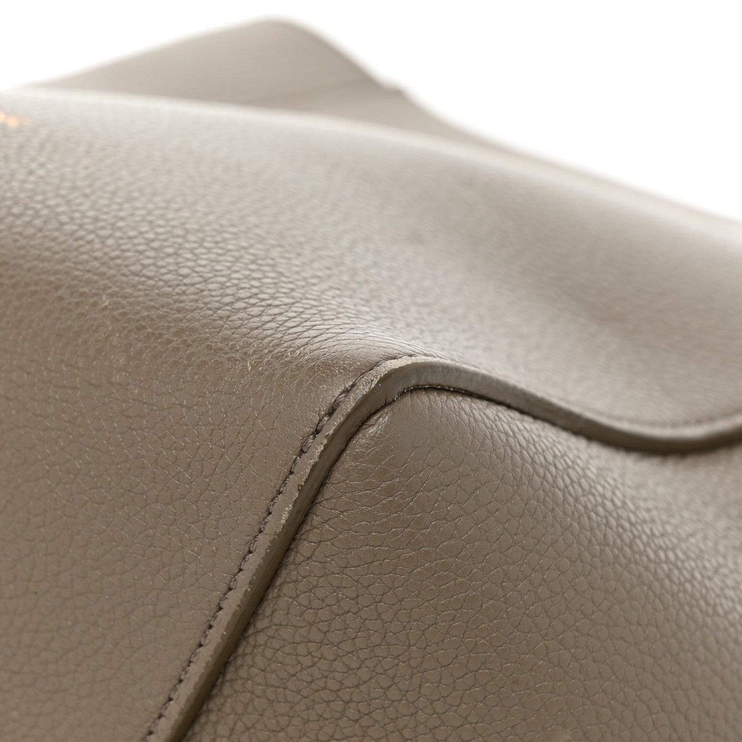 Celine Soft Grained Calfskin Small Sangle Bucket Bag Taupe 12 of 19