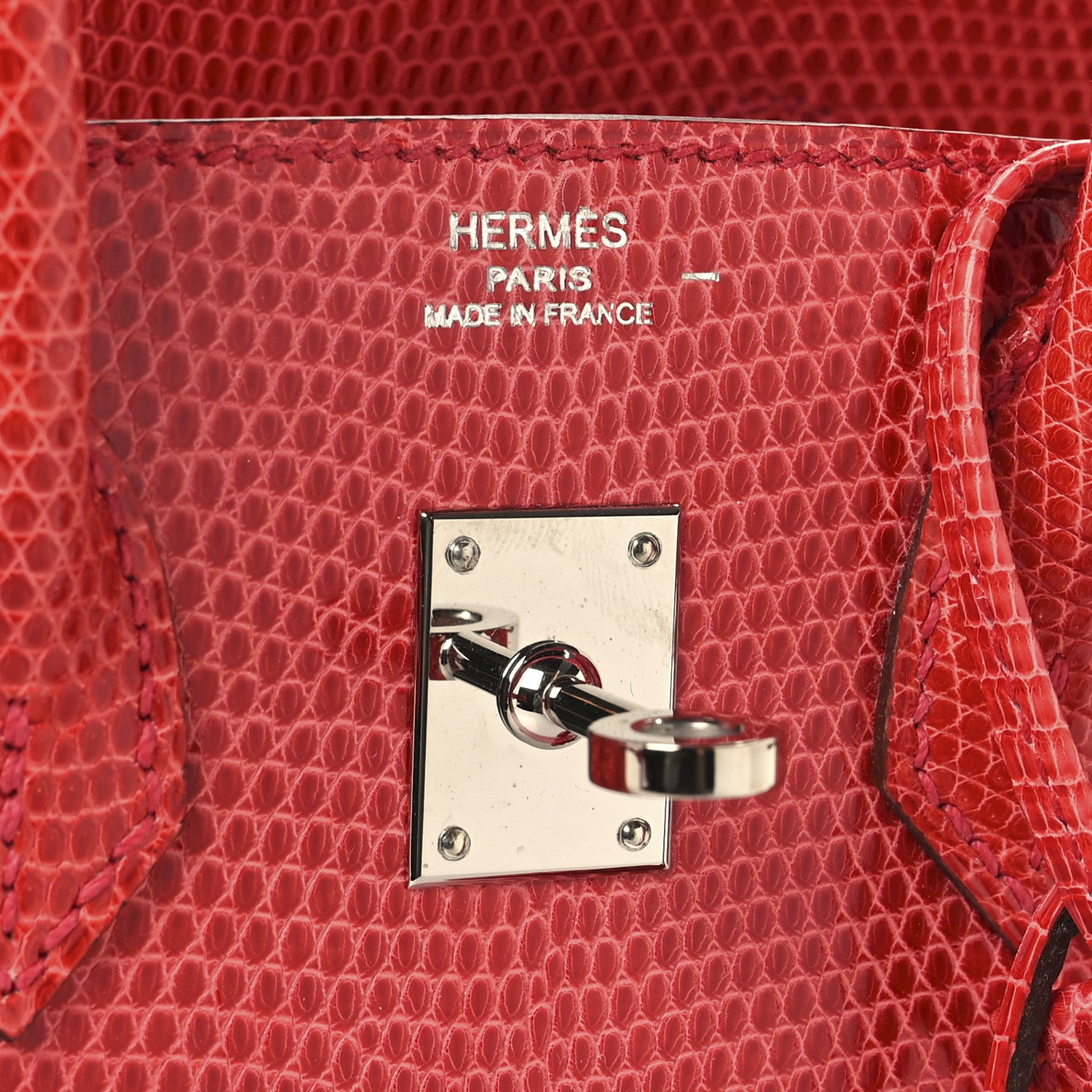 Hermes Lizard Birkin 25 Bougainvillea 6 of 13