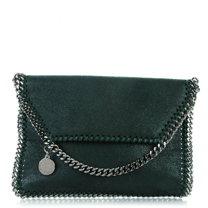 Stella McCartney Shaggy Deer Falabella Mini Crossbody Bag Petroleum 1 of 8