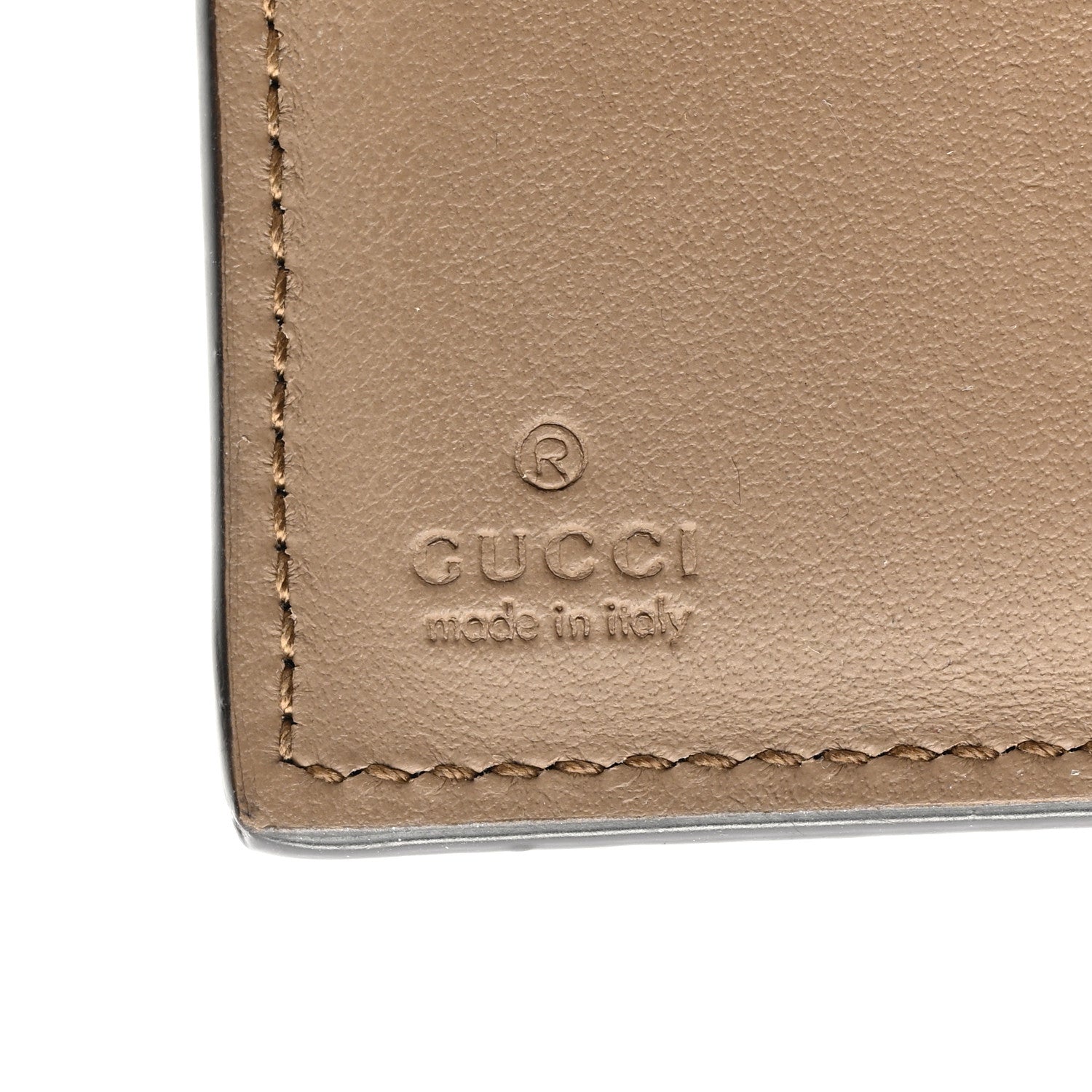 Gucci GG Supreme Monogram Dionysus Card Case Wallet Beige Taupe 6 of 6