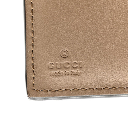 Gucci GG Supreme Monogram Dionysus Card Case Wallet Beige Taupe 6 of 6