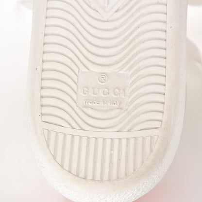 Gucci Calfskin Web Studded Ace Sneakers 38 White 6 of 9