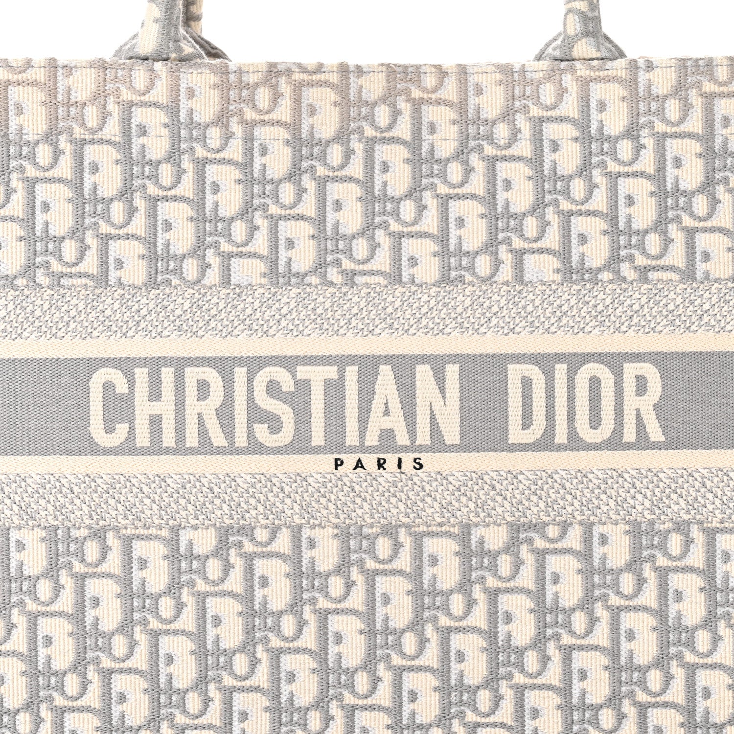 Christian Dior Oblique Medium Book Tote Grey 8 of 11