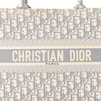 Christian Dior Oblique Medium Book Tote Grey 8 of 11