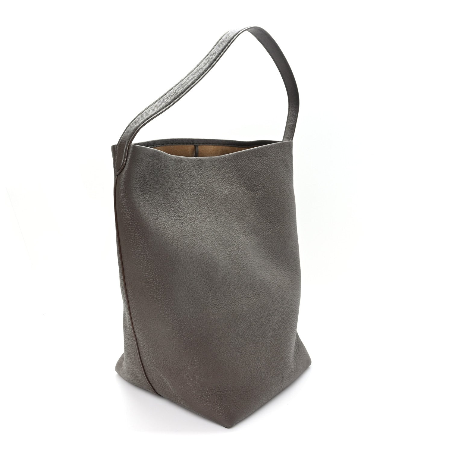 The Row Grained Calfskin Large N/S Park Tote Elephant 3 of 9