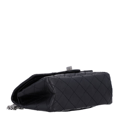 Chanel Aged Calfskin Quilted 2.55 Reissue Mini Flap Black 4 of 10
