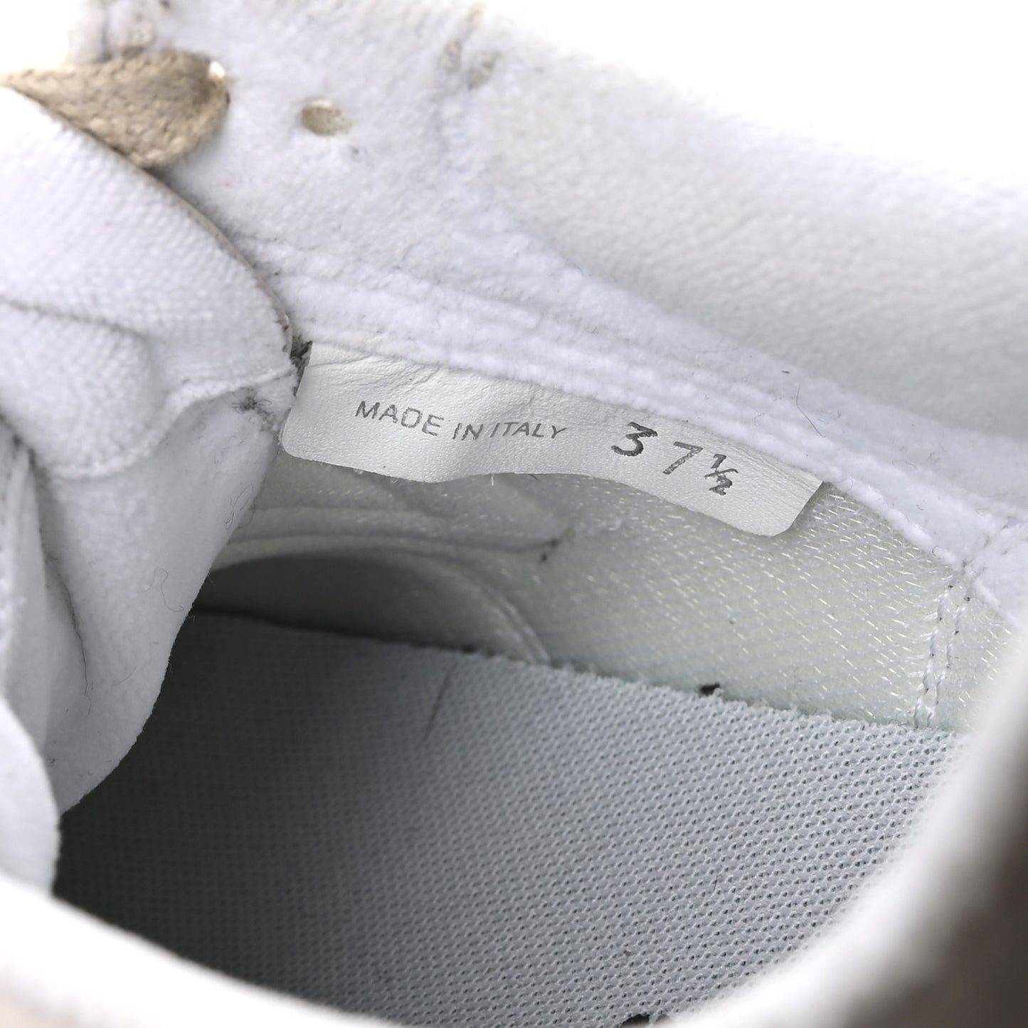 X NEW BALANCE Distressed Nappa  574 Sneakers 37.5 White
