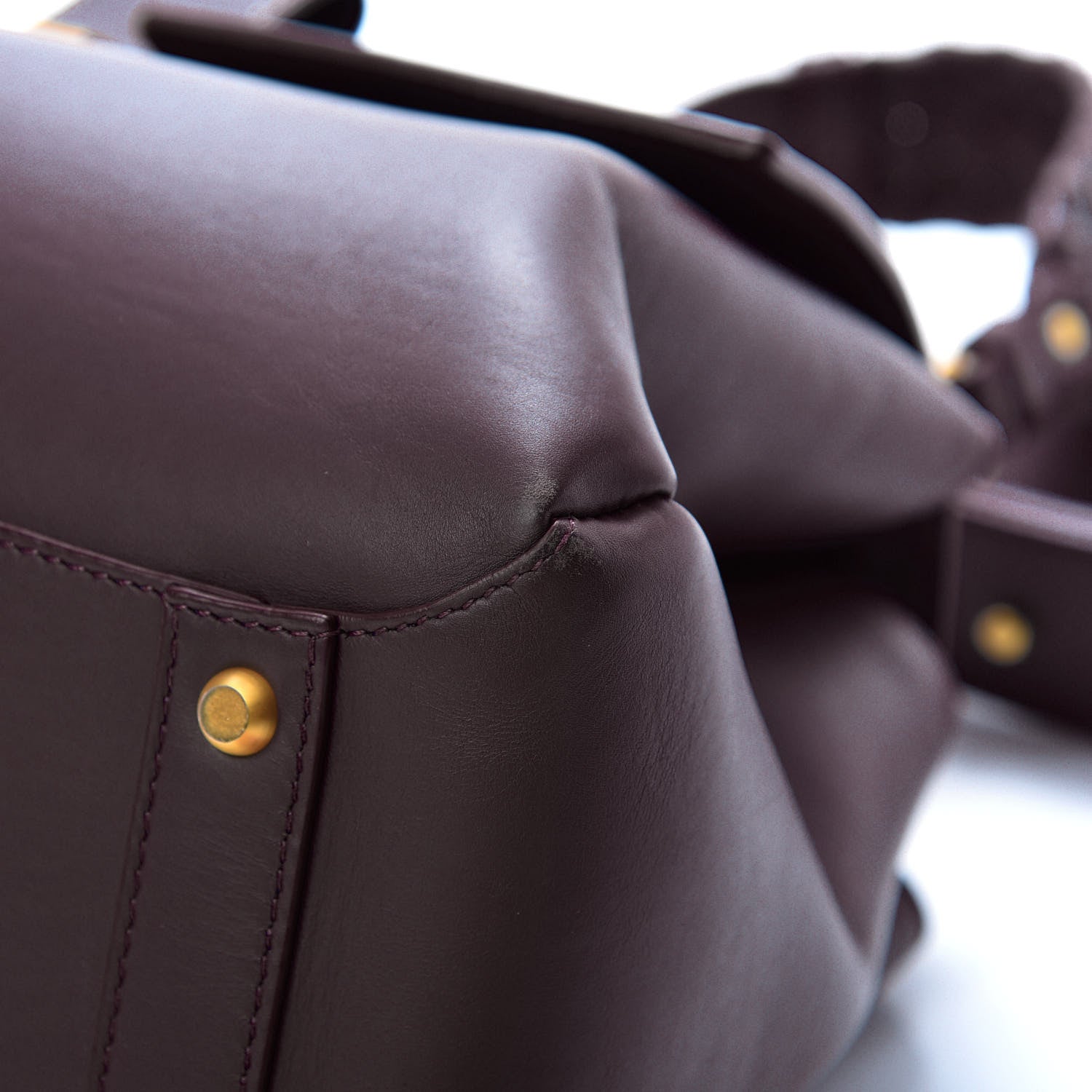 Bottega Veneta Matte Calfskin Medium Piazza Bag Quetsche 10 of 14