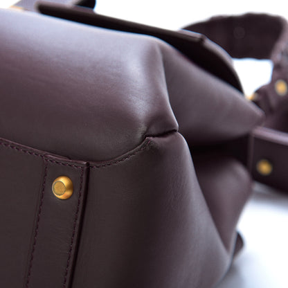 Bottega Veneta Matte Calfskin Medium Piazza Bag Quetsche 10 of 14