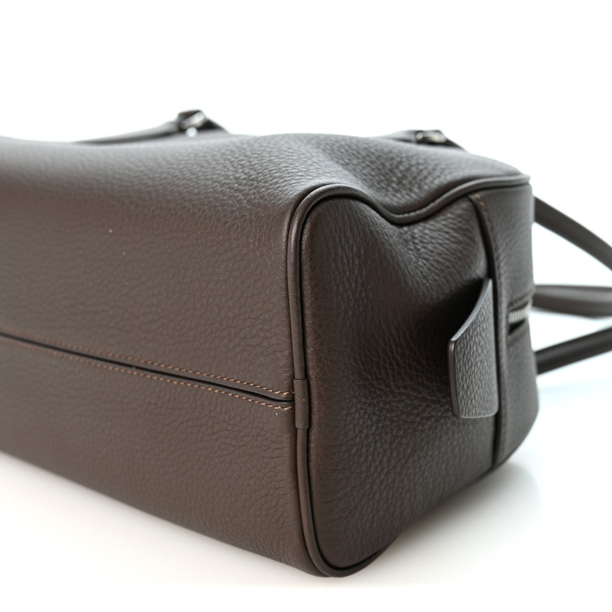 Grained Calfskin EW India Deep Brown