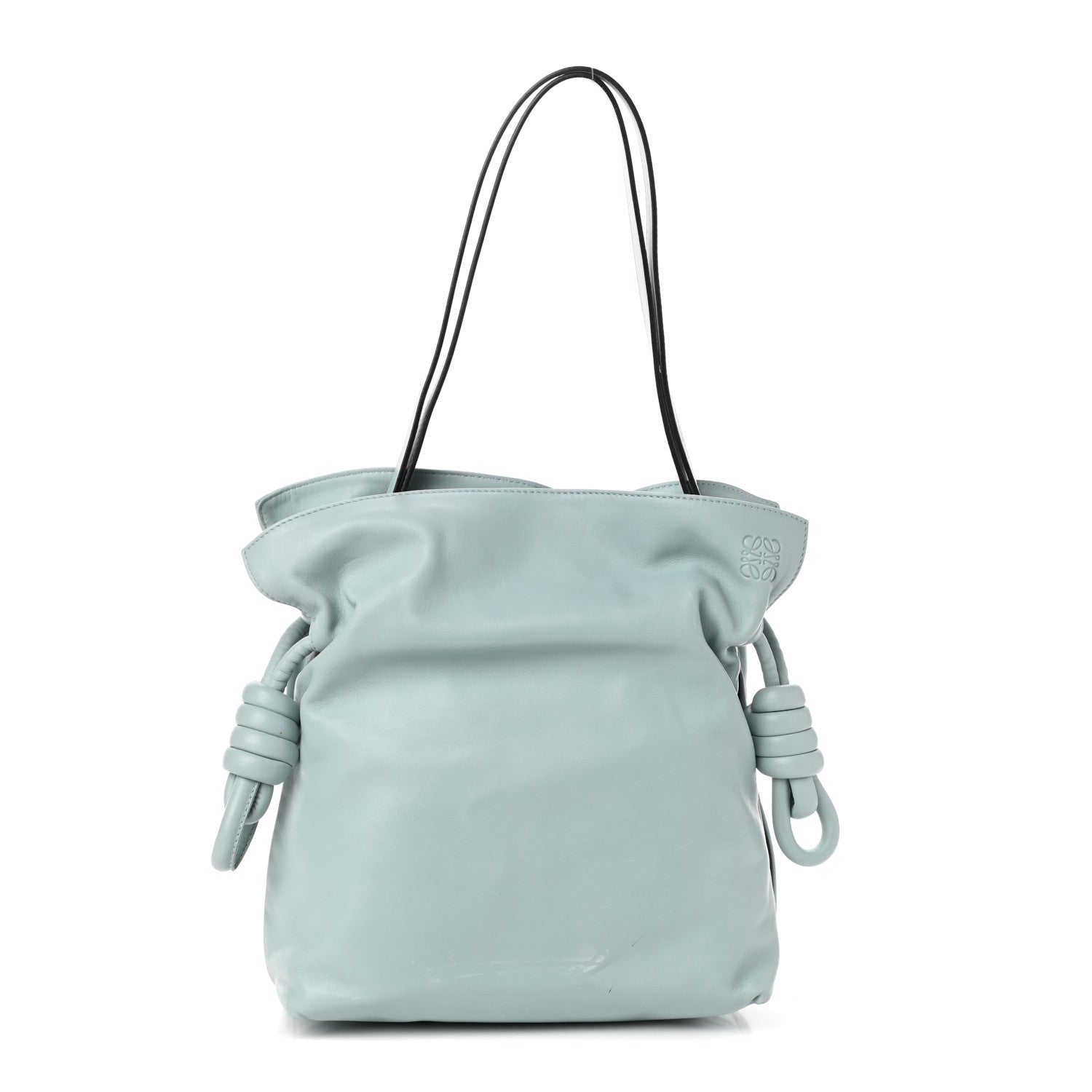 Loewe Nappa Medium Flamenco Knot Bag Crystal Blue 1 of 8