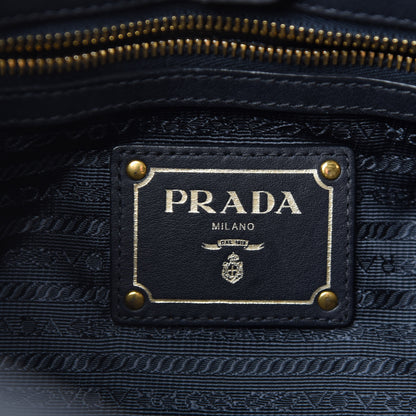 Prada Tessuto Nylon Vitello Daino Tote Baltico 8 of 10