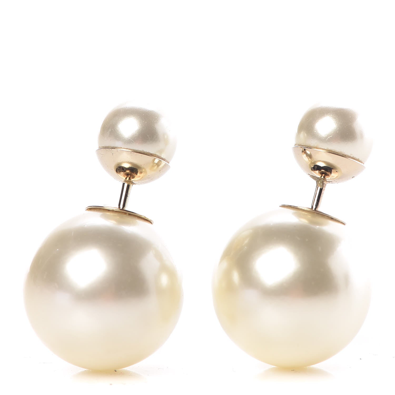 Christian Dior Pearl Mise En Dior Tribal Earrings 1 of 4