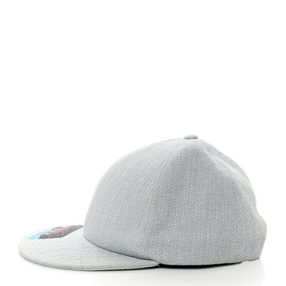Chanel Tweed Sequin Airline CC Cap Hat Light Blue 4 of 8