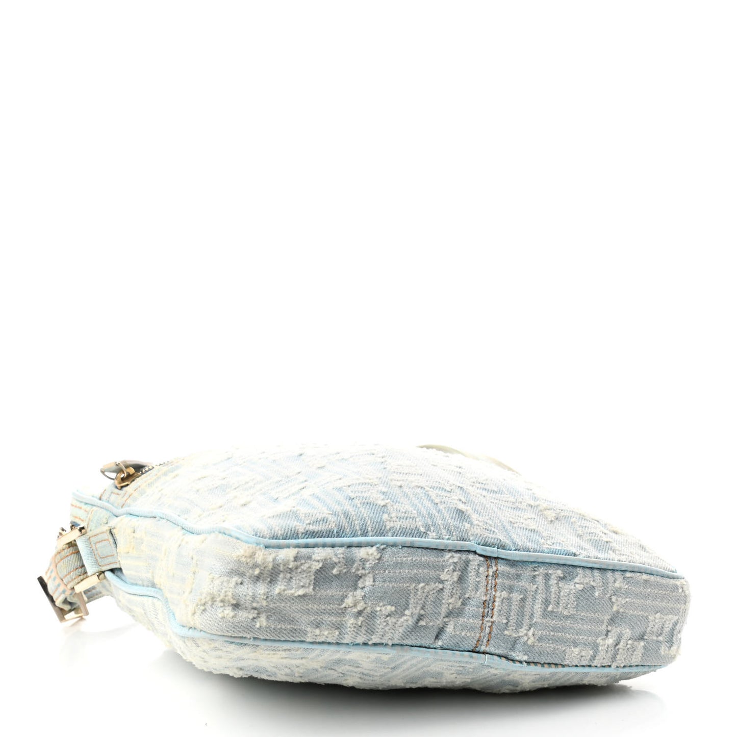 Denim Zucca Crossbody Bag Blue
