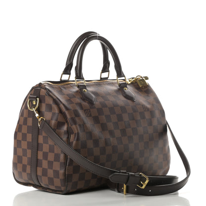 Louis Vuitton Damier Ebene Speedy Bandouliere 30 3 of 13