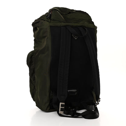 Prada Tessuto Nylon Buckle Backpack Mimetico 3 of 13