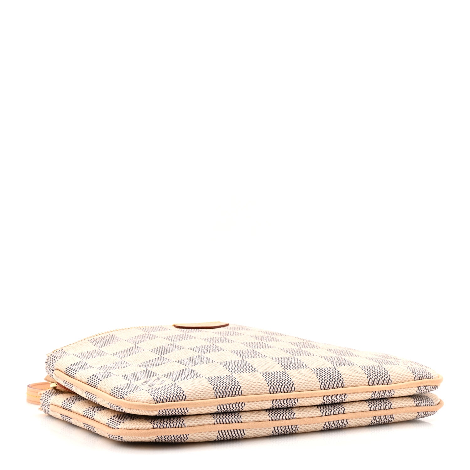 Louis Vuitton Damier Azur Double Zip Pochette 4 of 9