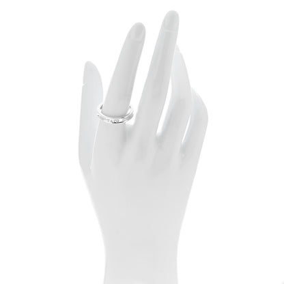 Tiffany Sterling Silver Narrow 1837 Band Ring 58 8.25 2 of 4