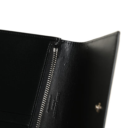 Saint Laurent Calfskin Fragments Flap Wallet Black 11 of 11