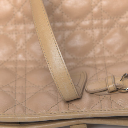 Christian Dior Coated Canvas Cannage Small Panarea Tote Beige 13 of 30