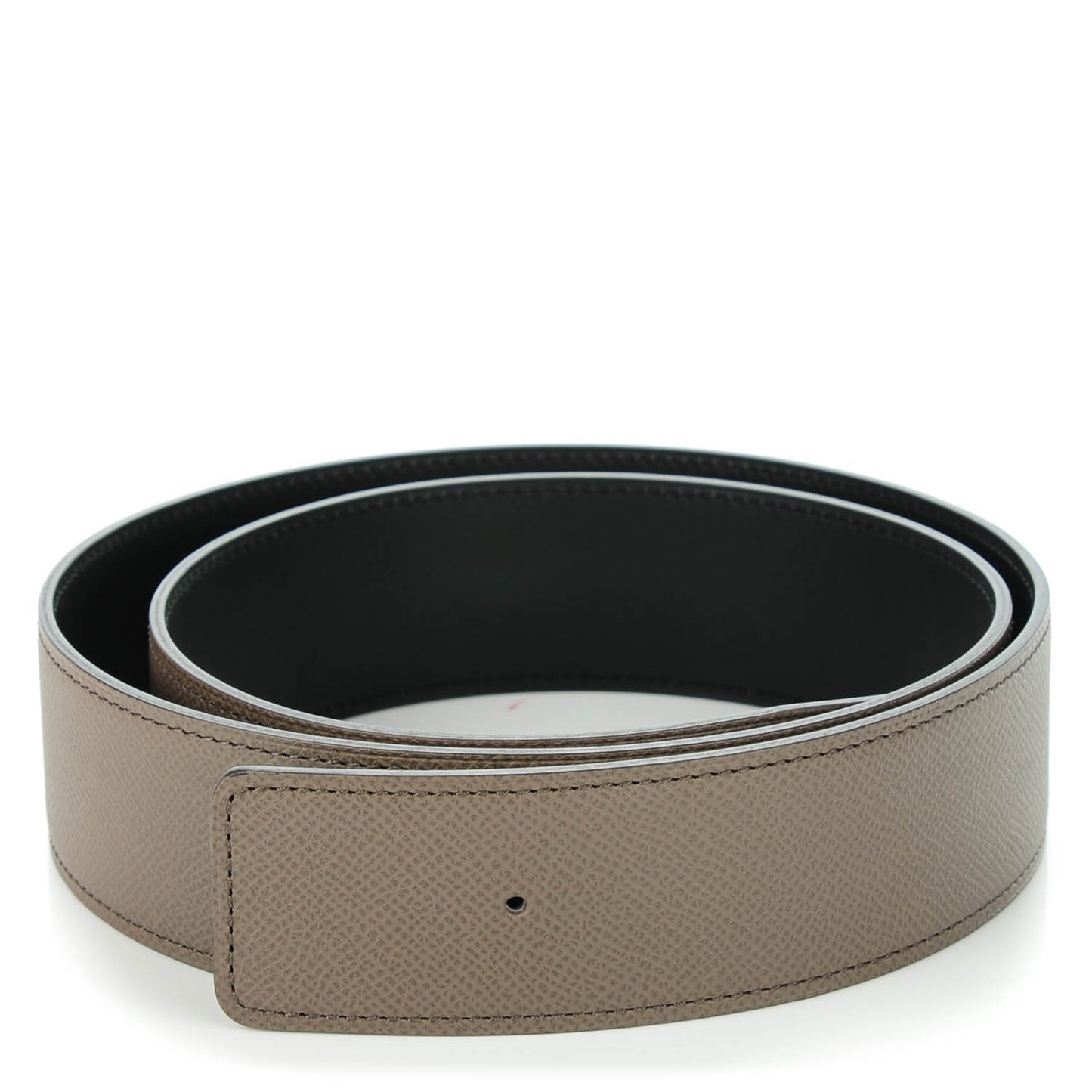 Epsom Reversible 42mm Belt Strap 90 Etain Black