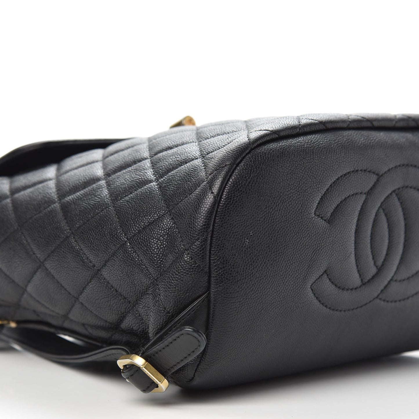 Caviar Quilted Filigree Backpack Black