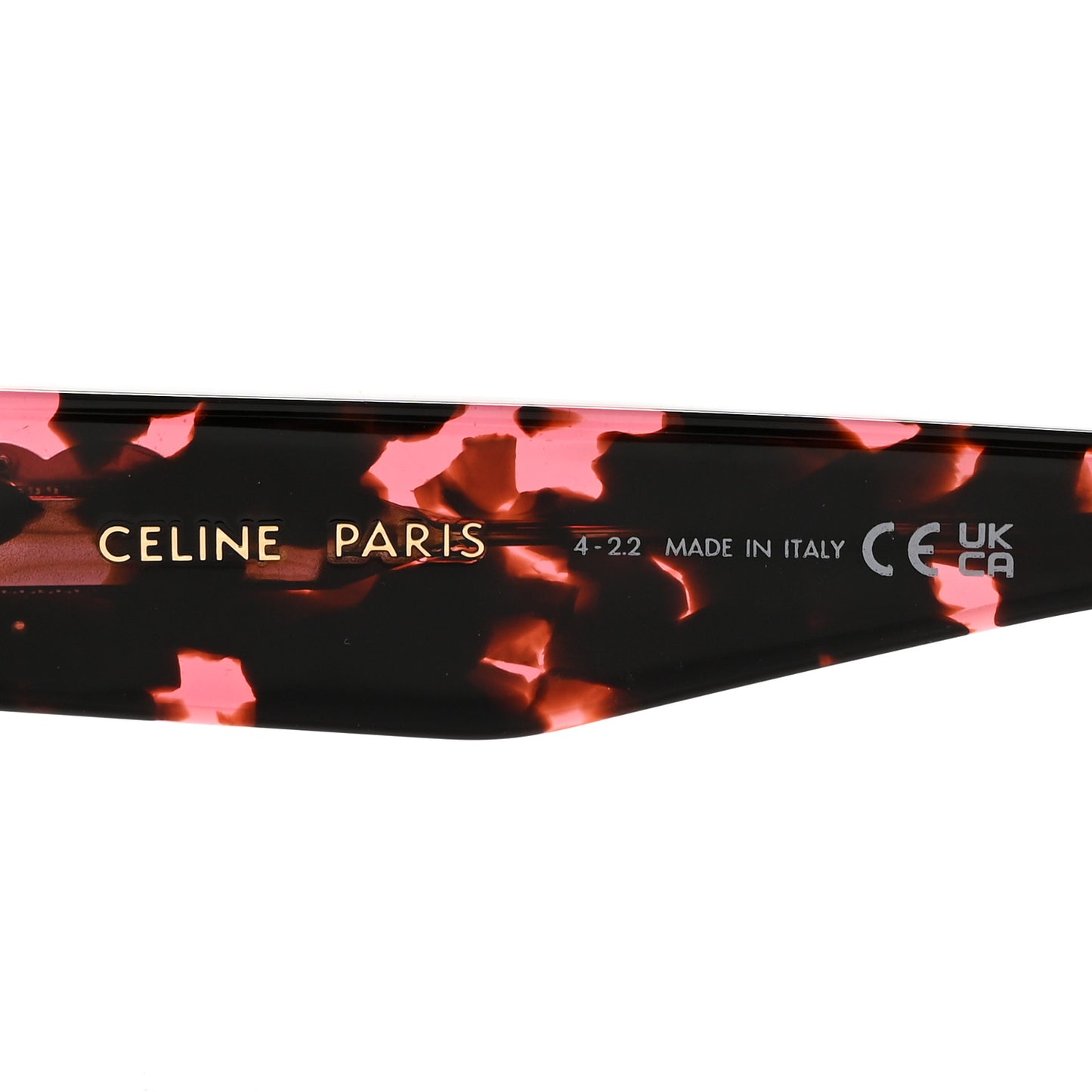 Acetate Triomphe Sunglasses CL40227U Pink Havana
