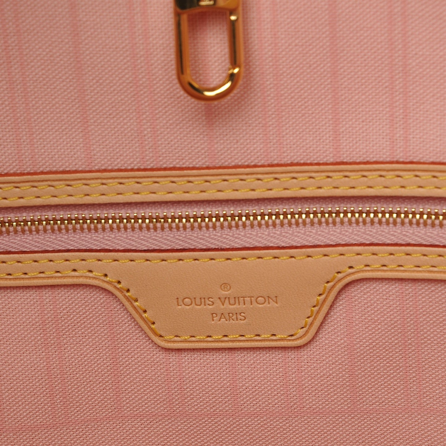 Damier Azur Neo Neverfull MM Rose Ballerine