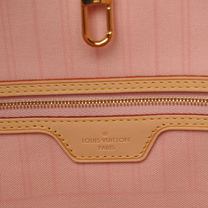 Louis Vuitton Damier Azur Neo Neverfull MM Rose Ballerine 6 of 8