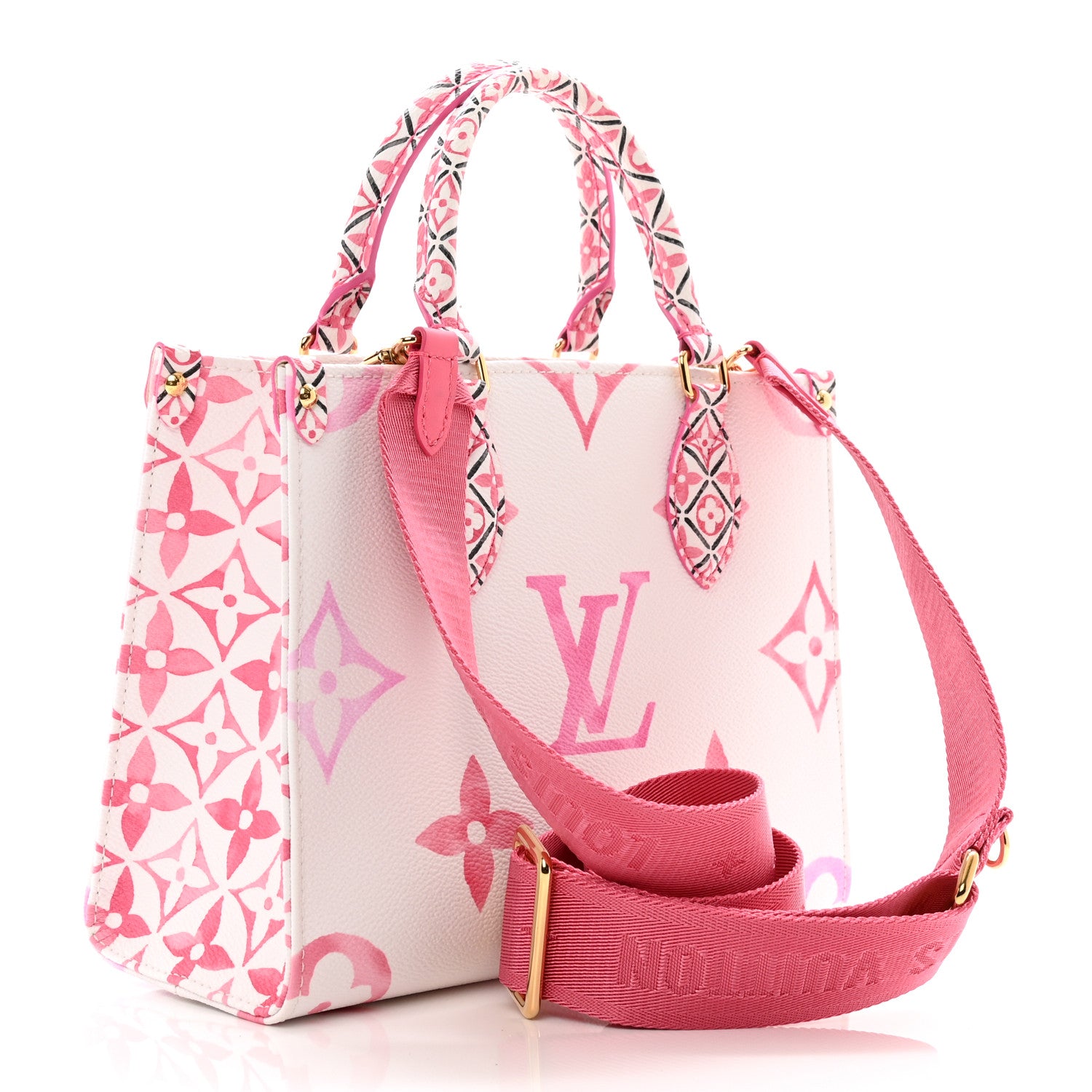 Louis Vuitton LOUIS VUITTON Monogram Giant By The Pool 2.0 Onthego PM Pink 3 of 8
