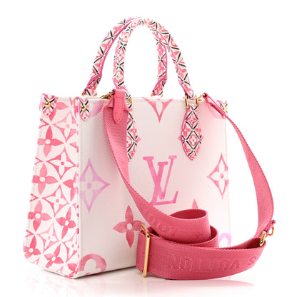 Louis Vuitton LOUIS VUITTON Monogram Giant By The Pool 2.0 Onthego PM Pink 3 of 8