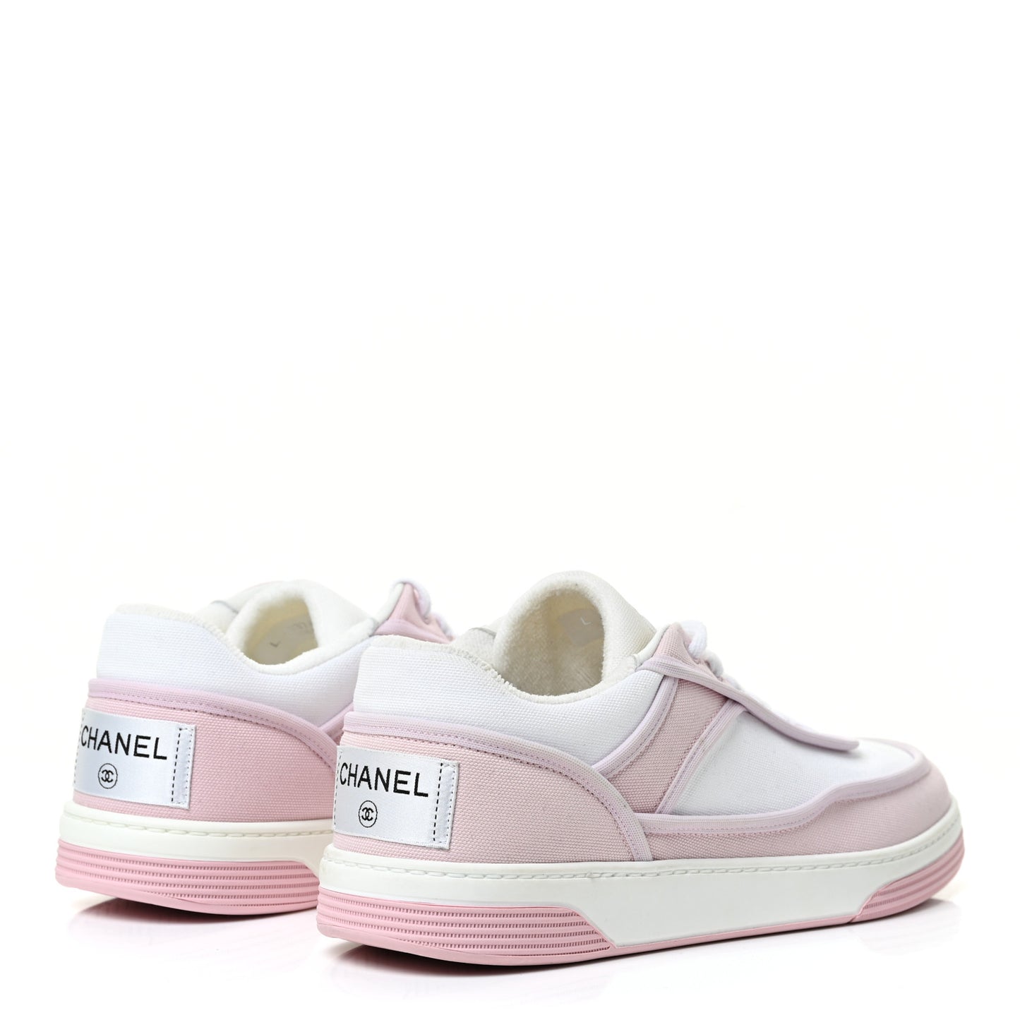 Fabric Womens Logo Sneakers 38 Light Pink