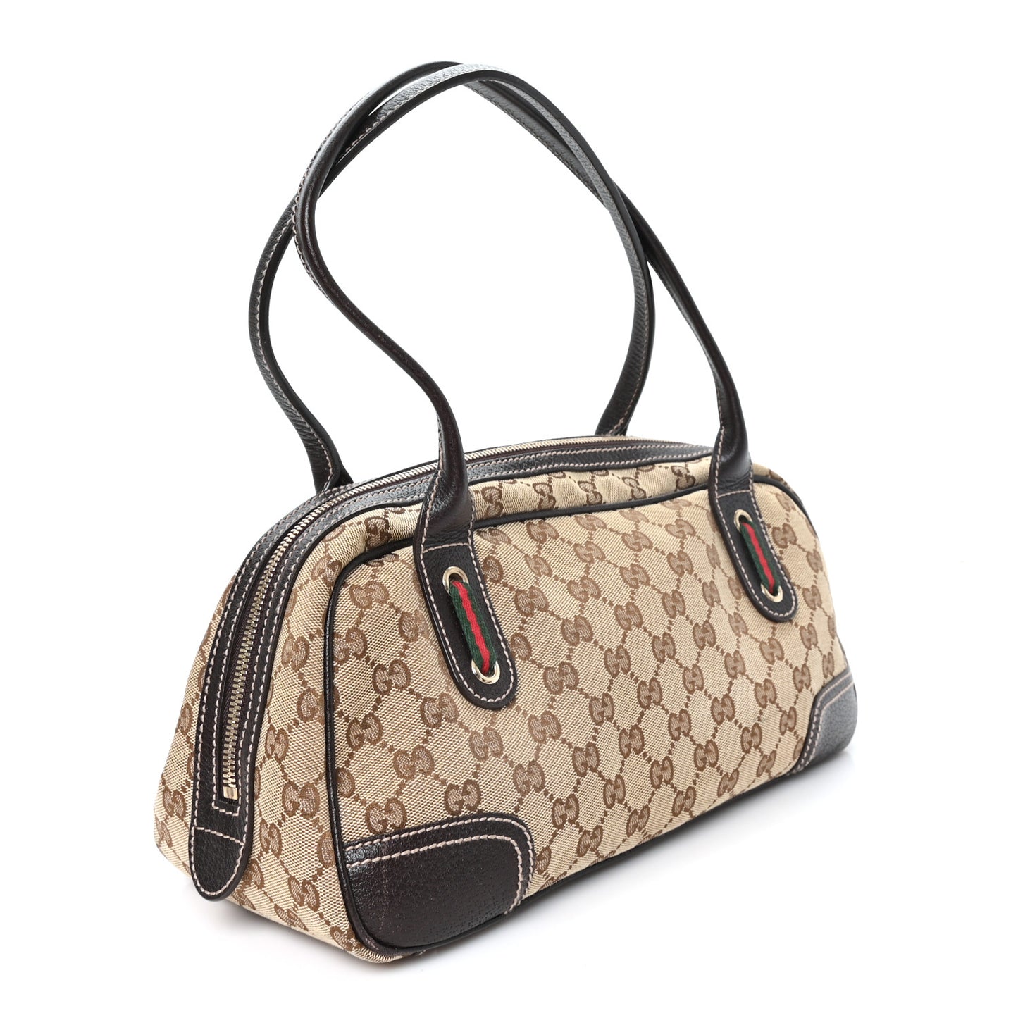 Monogram Small Princy Satchel Dark Brown