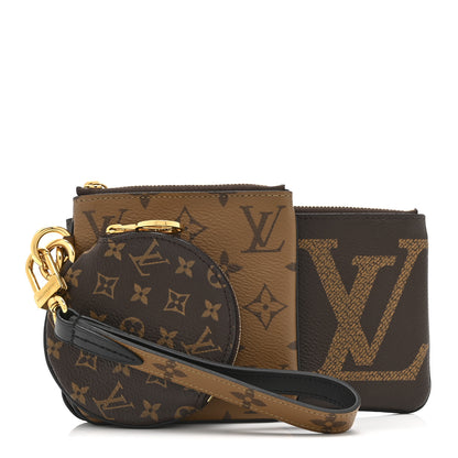 Louis Vuitton Reverse Monogram Giant Trio Pouch 1 of 11